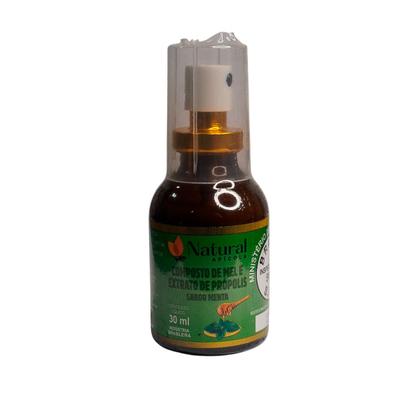 Imagem de Kit 6 mel com propolis menta 30ml natural sem conservantes