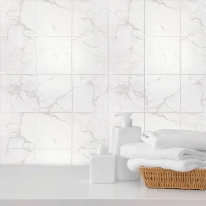 Imagem de Kit 6 Metros de Papel de Parede Adesivo Modelo Pedra Quartzo Vena