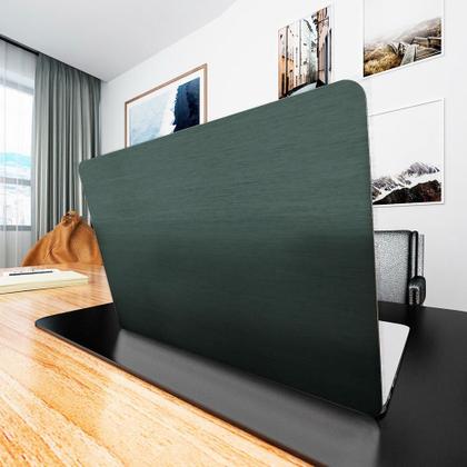 Imagem de Kit 6 Metros de Papel de Parede Lavavel Metalico Aço Escovado Verde