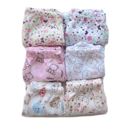Imagem de Kit 6 Mijão Calça Culote para Meninas Estampado Sortidos com Pé