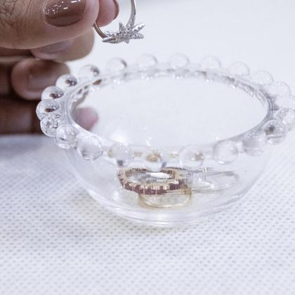 Imagem de kit 6 Mini Bowl de Cristal para Petiscos e Molhos 8cm Shopsul