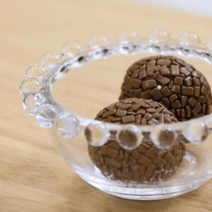 Imagem de kit 6 Mini Bowl de Cristal para Petiscos e Molhos 8cm Shopsul