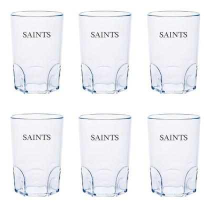 Imagem de Kit 6 Mini Copo New Orleans Saints Acrílico 60ml - NFL