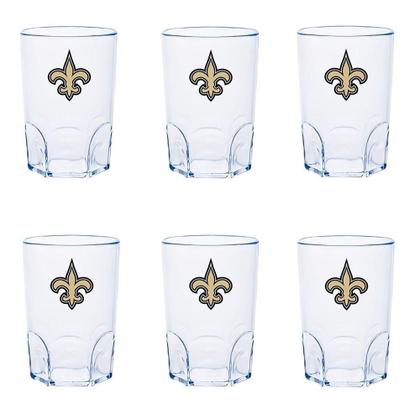 Imagem de Kit 6 Mini Copo New Orleans Saints Acrílico 60ml - NFL