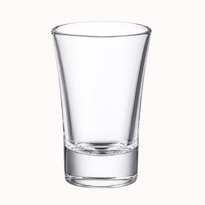 Imagem de Kit 6 Mini Copos Base Grossa e Resistente 15ml Doses Shots Degustações Licor Cachaça