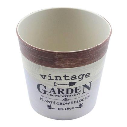 Imagem de Kit 6 Mini Vasos De Planta Cachepot Estampados Decorados 12,5cm