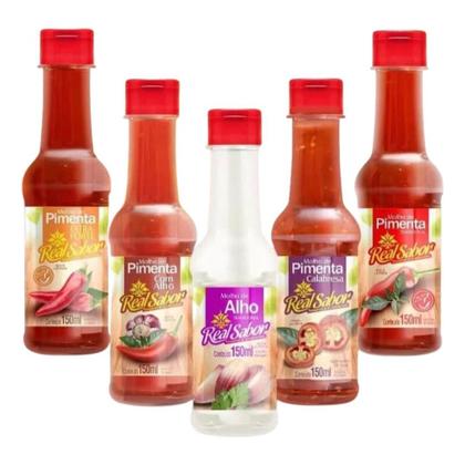 Imagem de Kit 6 Molhos 150ml Temperos Em Geral