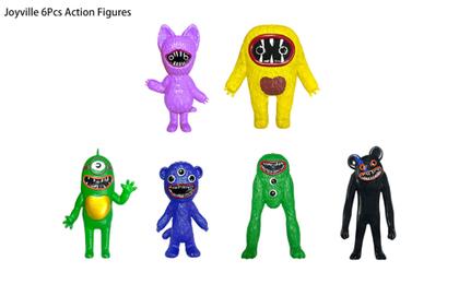 Imagem de Kit 6 Monstros Joyville Jogo Terror Miniaturas Turma