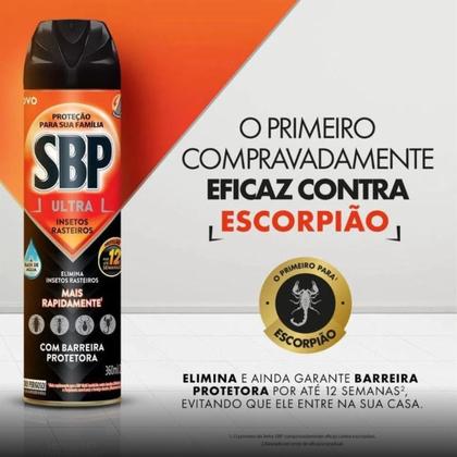 Imagem de Kit 6 Multi-inseticidas Insetos Rasteiros Ultra Sbp 360ml