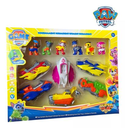 Imagem de Kit 6 Naves Patrulha Canina Brinquedos Coleção Fricção