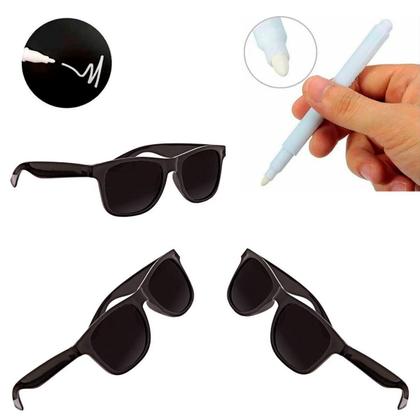 Imagem de Kit 6 Óculos Revoada Preto Mais Uma Caneta Giz