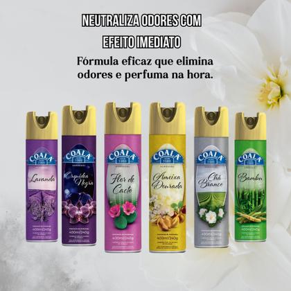 Imagem de Kit 6 Odorizante Aerossol Coala 400ml. Combo com Aromas Exclusivos