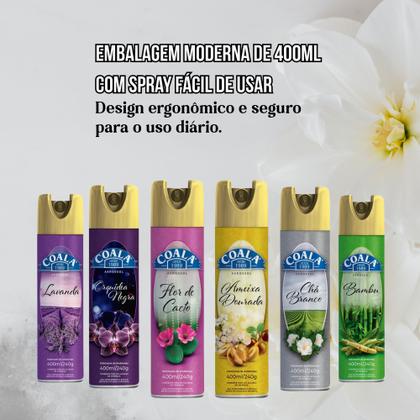 Imagem de Kit 6 Odorizante Aerossol Coala 400ml. Combo com Aromas Exclusivos