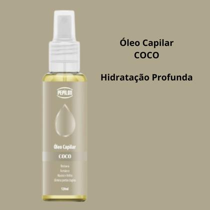 Imagem de Kit 6 Óleo Capilar Coco Hidratação Profunda 120Ml - Pepilon