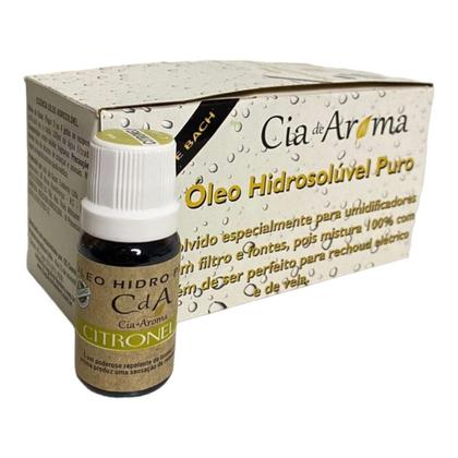 Imagem de Kit 6 Óleo Hidrossolúvel Citronela Puro Umidificadores 10ml