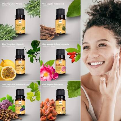 Imagem de Kit 6 Óleos Vegetais Revitalização Total Profunda - Natural