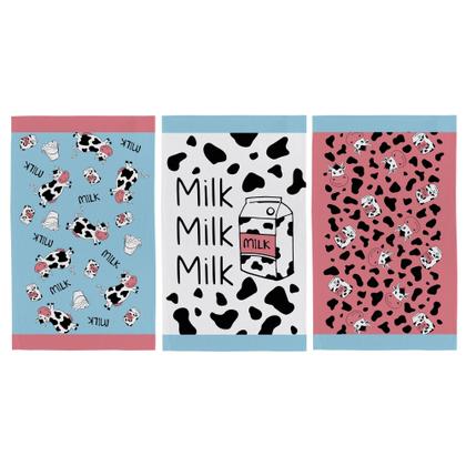 Imagem de Kit 6 Panos de prato atoalhado estampado Teka Primore 40 cm X 65 cm