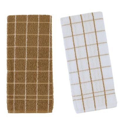 Imagem de Kit 6 panos de prato teka chef premium atoalhado 100% algodão 45 x 70cm