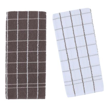 Imagem de Kit 6 panos de prato teka chef premium atoalhado 100% algodão 45 x 70cm