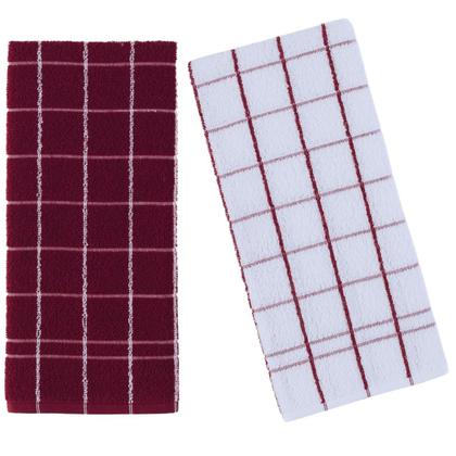 Imagem de Kit 6 panos de prato teka chef premium atoalhado 100% algodão 45 x 70cm