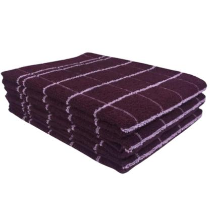 Imagem de Kit 6 panos de prato teka chef premium atoalhado 100% algodão 45 x 70cm