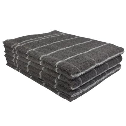 Imagem de Kit 6 panos de prato teka chef premium atoalhado 100% algodão 45 x 70cm