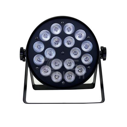 Imagem de Kit 6 par led 18x15w 5in 1 rgbwa slim indoor one light