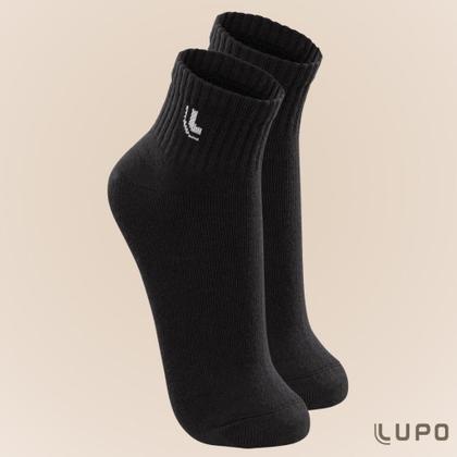 Imagem de Kit 6 Pares De Meia Lupo Esportiva Feminino Masculino Modelo Cano Curto Tamanhos Grandes Plus  37 ao 48