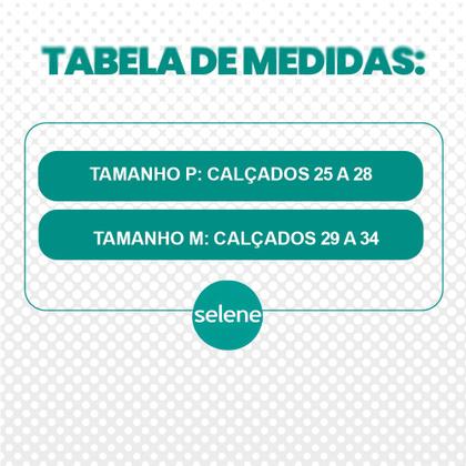 Imagem de Kit 6 Pares De Meias Infantil Selene Cano Médio Em Algodão Unissex