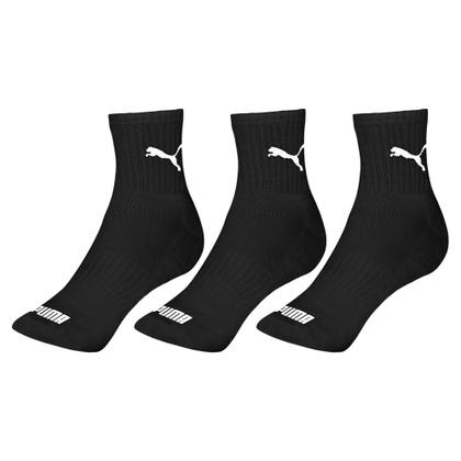 Imagem de Kit 6 Pares de Meias Puma Cano Médio Esportiva Masculino
