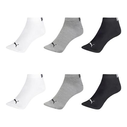 Imagem de Kit 6 Pares de Meias Puma Sapatilha Invisível Infantil