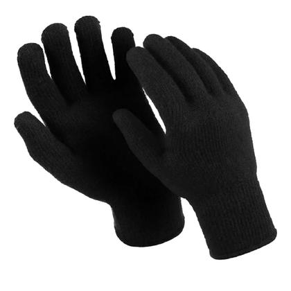 Imagem de Kit 6 Pares Luvas De Lã Frio Unissex Tricot Premium Básica