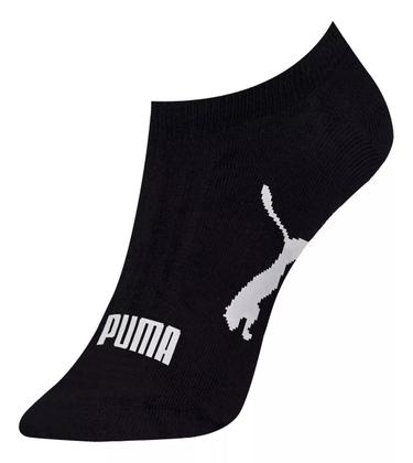 Imagem de Kit 6 pares meia sapatilha feminina algodão puma - preto