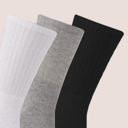 Imagem de Kit 6 Pares Meia Trifil Cano Alto Algodão Unissex