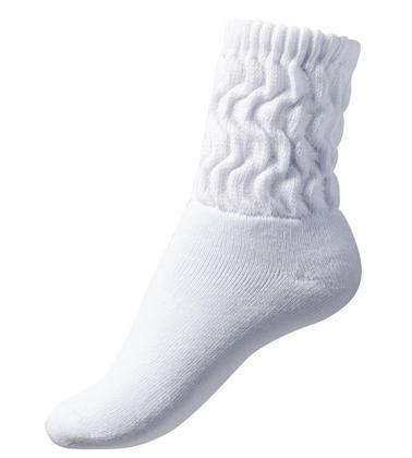 Imagem de Kit 6 Pares Meias Aeróbica Brancas Fitness Academia Yoga