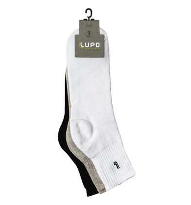 Imagem de Kit 6 Pares Meias Lupo Cano Médio Algodão Masculina Original
