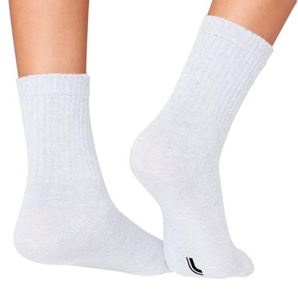 Imagem de Kit 6 Pares Meias Lupo Infantil Menino Menina Cano Alto Longo Algodão Original 2727-00