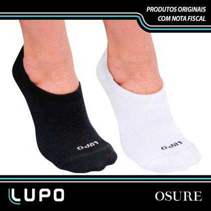 Imagem de Kit 6 Pares Meias Lupo Original Algodão Masculina Feminina Sapatilha Soquete Curto Baixo Atacado