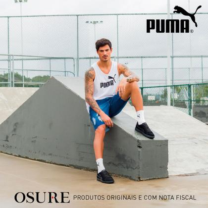 Imagem de Kit 6 Pares Meias Puma Cano Médio Alto Algodão Meia Adulto Masculino Feminino Academia Original