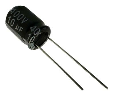 Imagem de Kit 6 pçs - capacitor eletrolitico 10x400v - 10uf x 400v