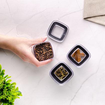 Imagem de Kit 6 Pçs Potes Herméticos Porta Temperos Condimentos 150ml