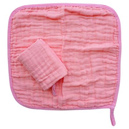 Imagem de Kit 6 Pçs Toalha Pano Fralda de Boca Babete Bebe Soft 100% Algodão Menina