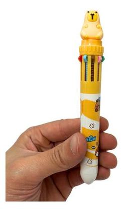 Imagem de Kit 6 Peças Papelaria Fofa Kawaii Capivara Presente Criativo