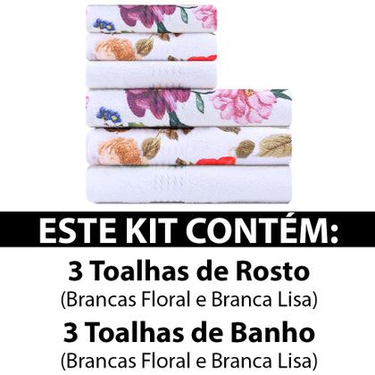 Imagem de Kit 6 peças Toalha Banho + Rosto Infantil Estampada100% Algodão Felpuda Prisma - Dohler - Emcompre