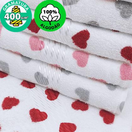 Imagem de Kit 6 peças Toalha Banho + Rosto Infantil Estampada100% Algodão Felpuda Prisma - Dohler - Emcompre