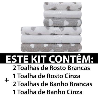 Imagem de Kit 6 peças Toalha Banho + Rosto Infantil Estampada100% Algodão Felpuda Prisma - Dohler - Emcompre