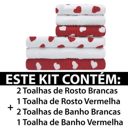 Imagem de Kit 6 peças Toalha Banho + Rosto Infantil Estampada100% Algodão Felpuda Prisma - Dohler - Emcompre
