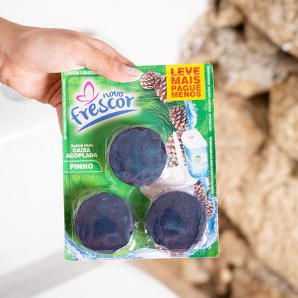 Imagem de Kit 6 Pedras Pastilha Caixa Acoplada Triplo 45G Pinho Novo Frescor
