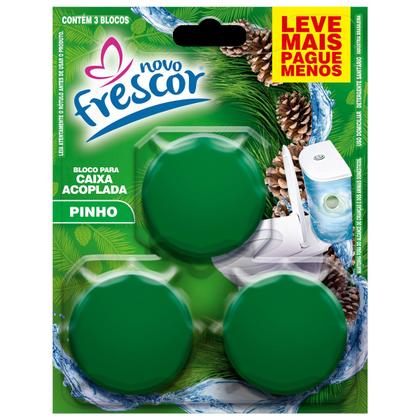 Imagem de Kit 6 Pedras Pastilha Caixa Acoplada Triplo 45G Pinho Novo Frescor