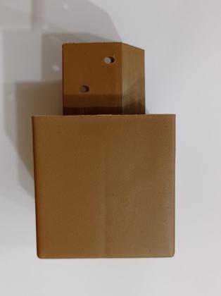 Imagem de Kit 6 Pés Guarda Roupas Armários Roupeiros Marrom Fox